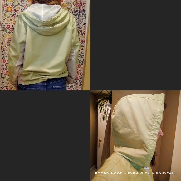 Eddie Bauer Lined Quarter Zip Rain Jacket - Picture 2 of 8